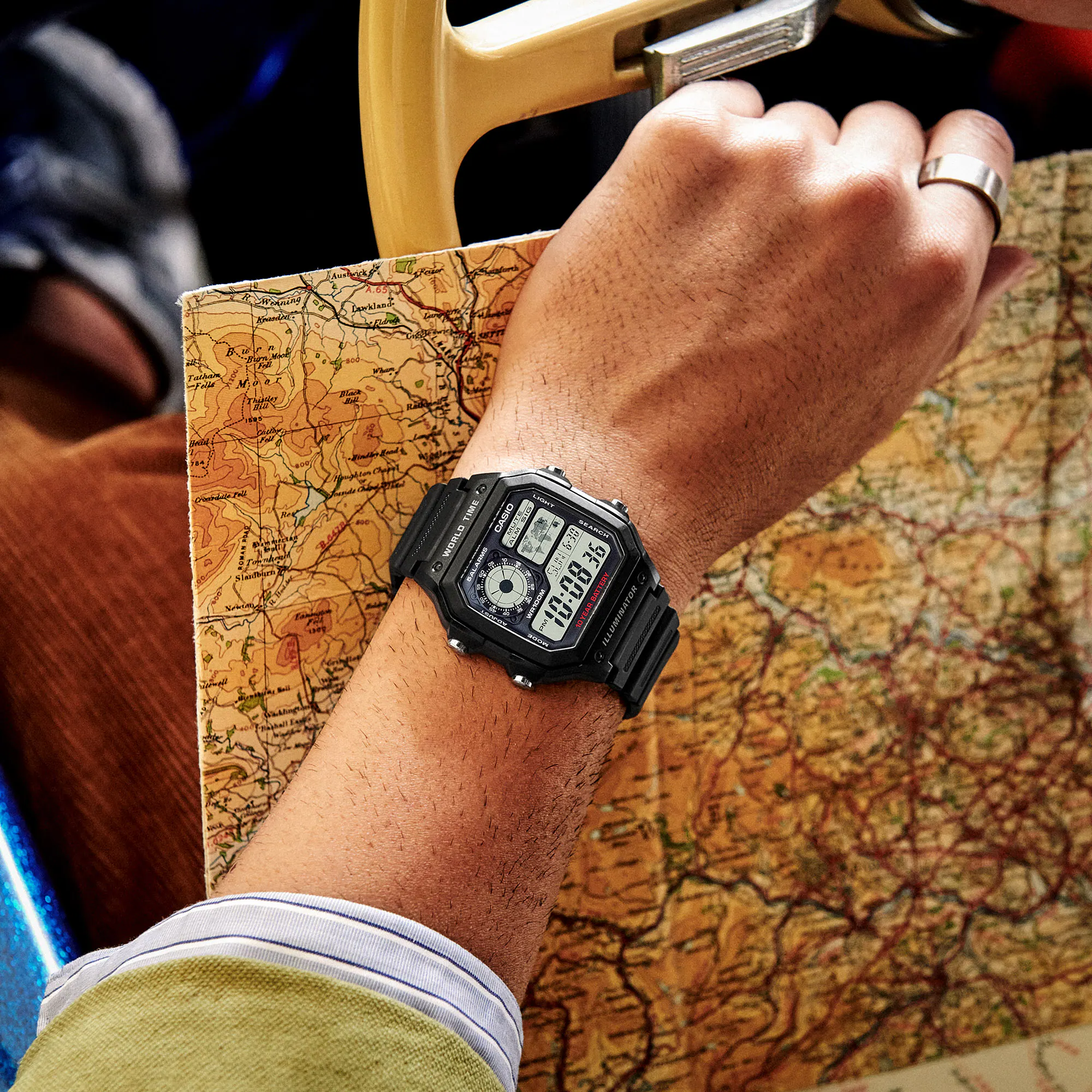 Casio AE1200WH-1A World Time photo 3